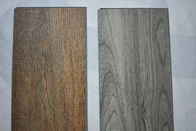 Plastic Wood Look Tile Flooring , UV Coating Glue Down Vinyl Plank Flooring